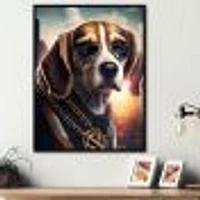 Beagle Gangster NYC Wall Art