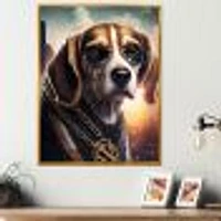 Beagle Gangster NYC Wall Art