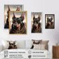 Doberman Gangster NYC I Wall Art