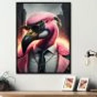 Flamingo Gangster NYC Wall Art