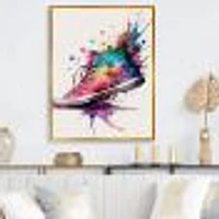 Multicolor Sneaker Shoe I Wall Art