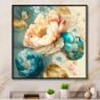 Multi-Color Blooming Flowers V Wall Art