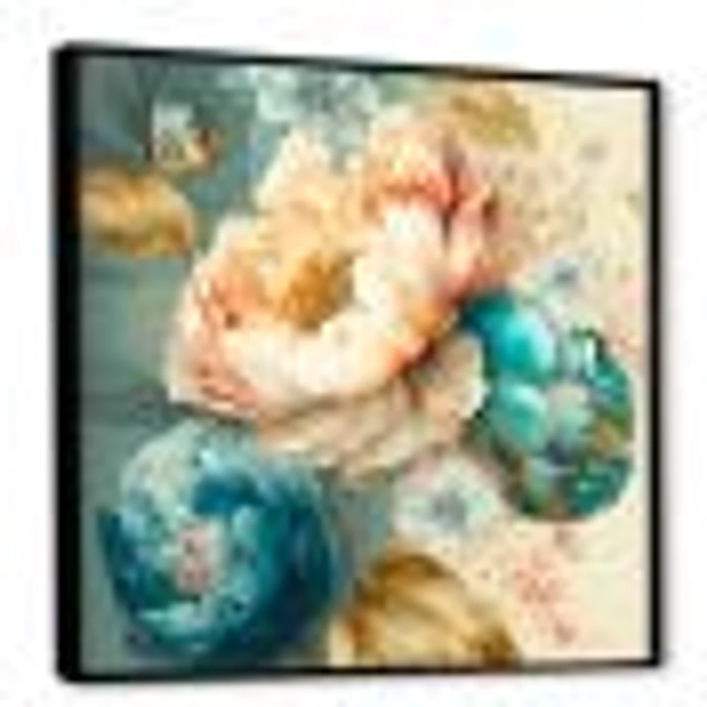 Multi-Color Blooming Flowers V Wall Art