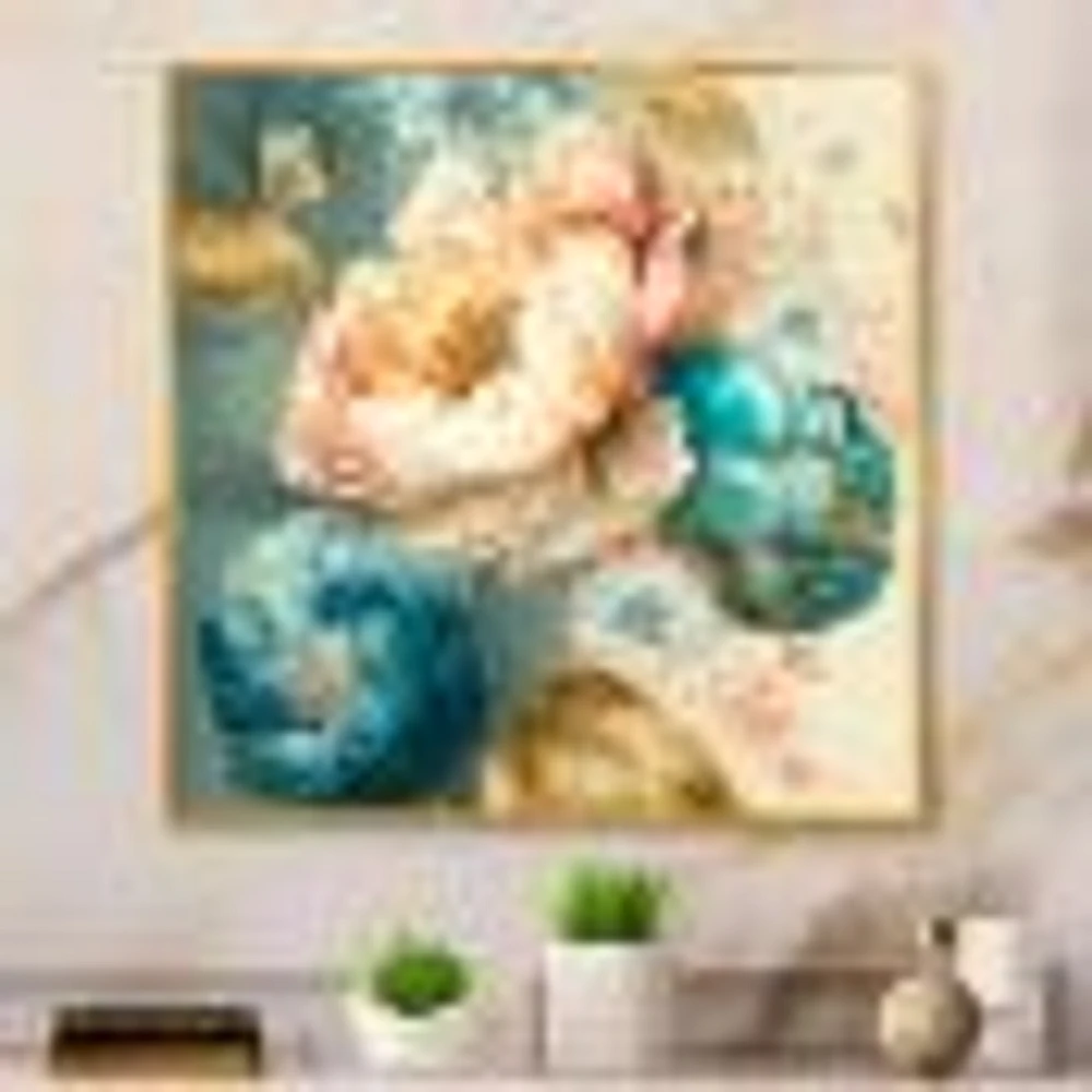 Multi-Color Blooming Flowers V Wall Art