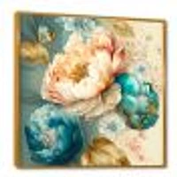 Multi-Color Blooming Flowers V Wall Art