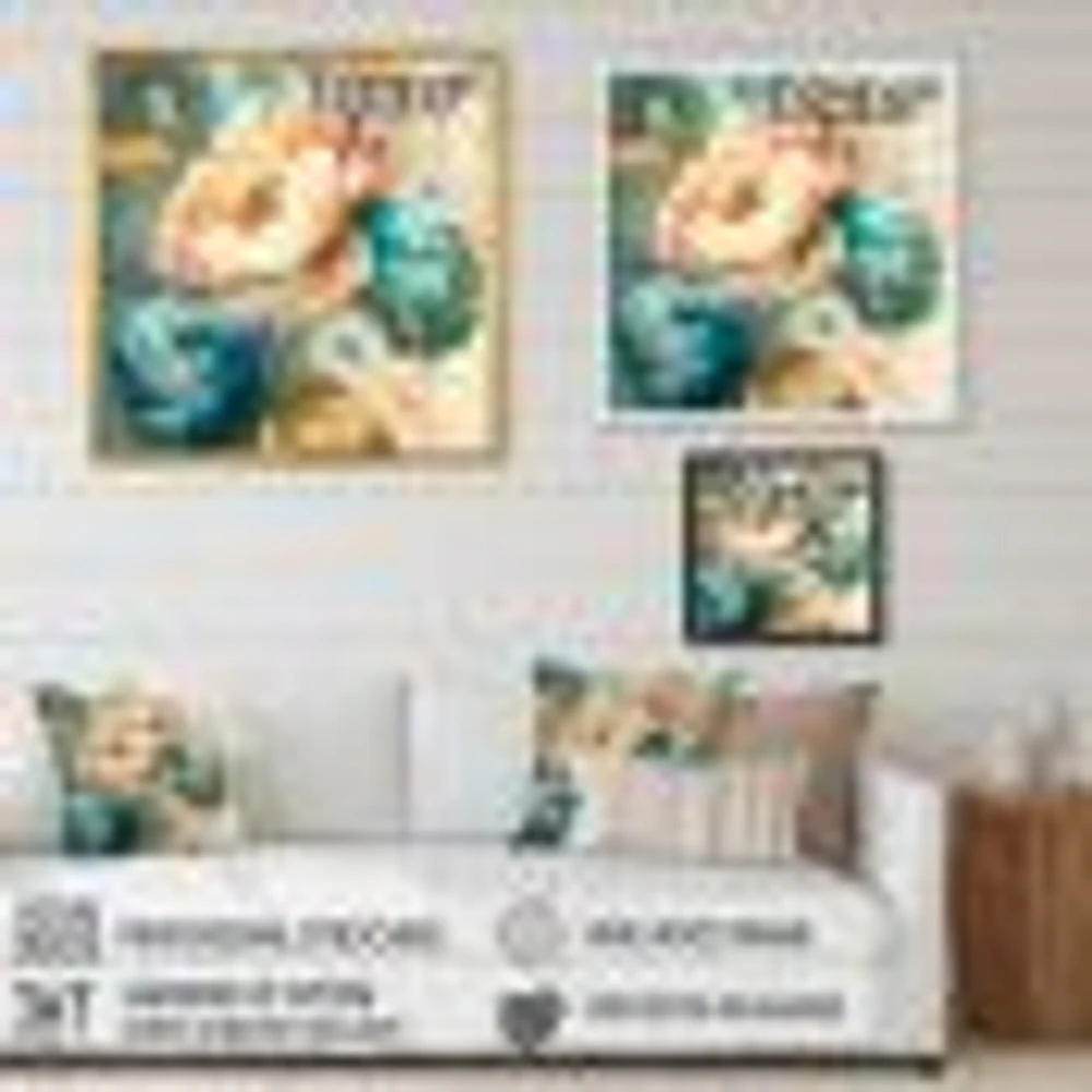 Multi-Color Blooming Flowers V Wall Art