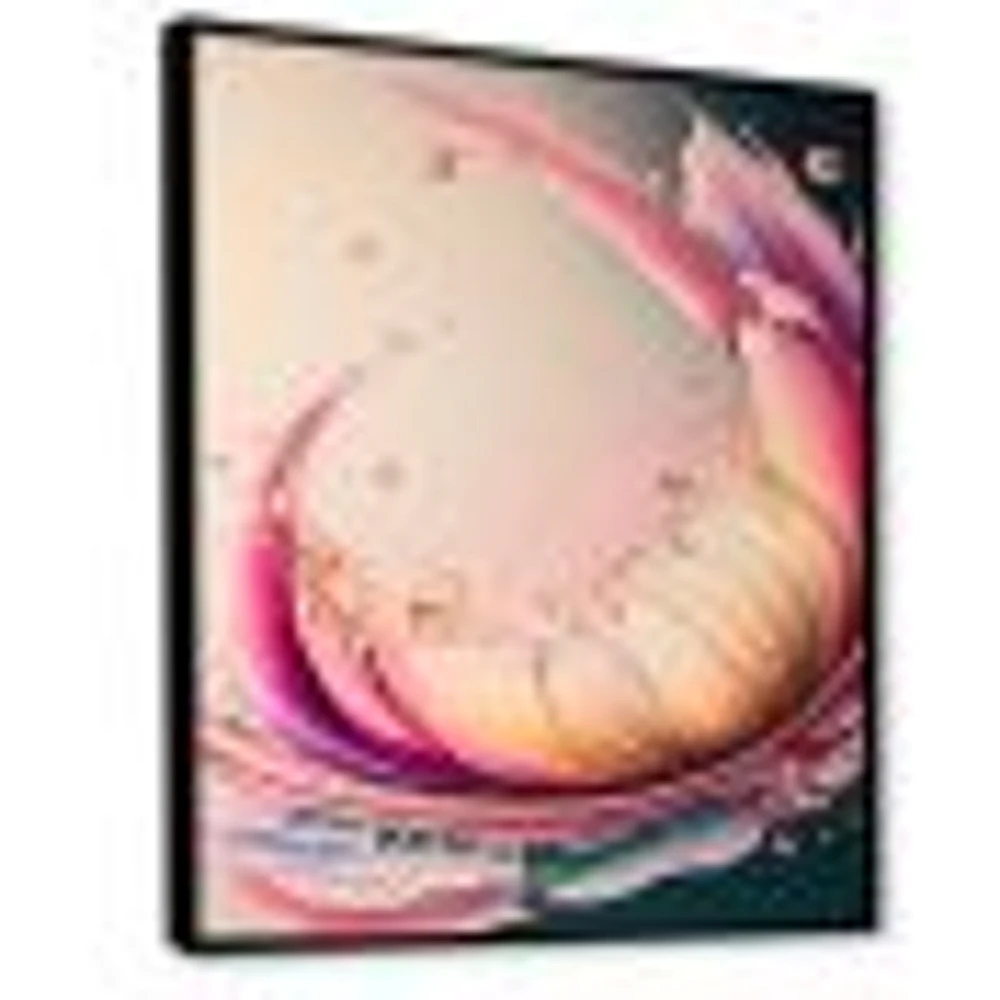 Multicolor Liquid Ink Tulip Flowers IV Wall Art