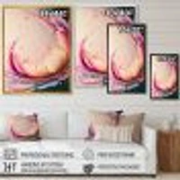 Multicolor Liquid Ink Tulip Flowers IV Wall Art