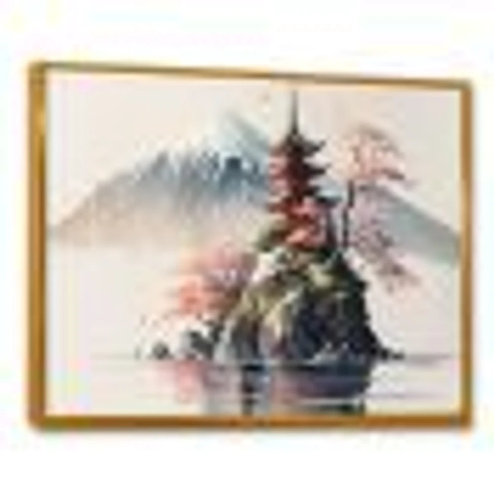 Japanese Landscape Watercolor I Wall Art