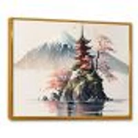 Japanese Landscape Watercolor I Wall Art