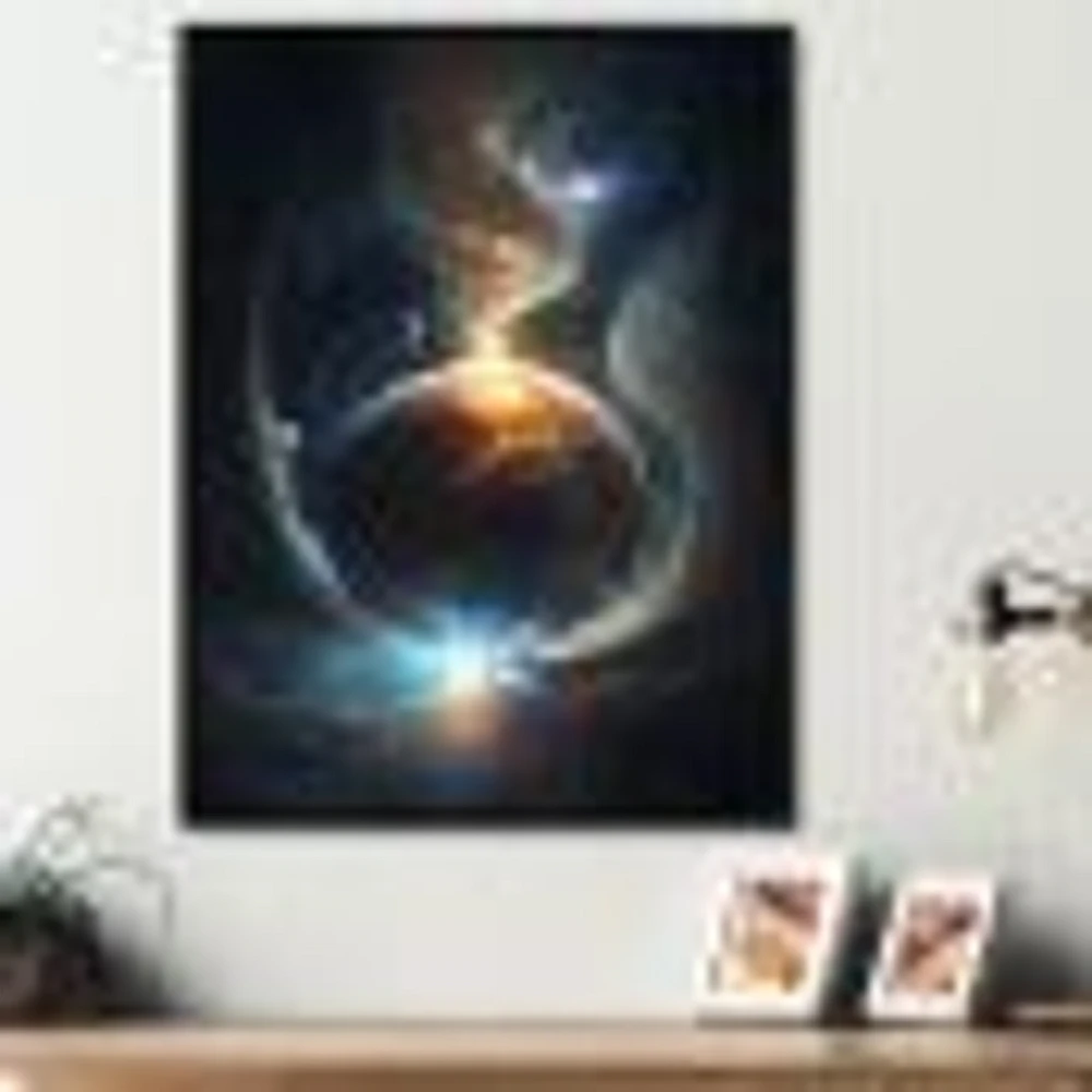 Deep Space Planet Fusion IV Wall Art