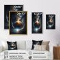 Deep Space Planet Fusion IV Wall Art