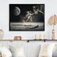 Easy Point On The Moon I Wall Art