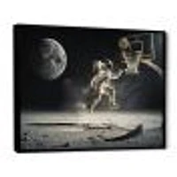 Easy Point On The Moon I Wall Art