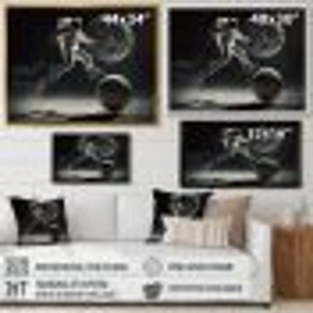 Soccer On The Moon Wall Art