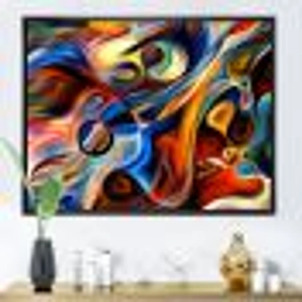 Abstract Music and Rhythm  Canvas Art Print