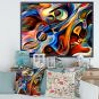 Abstract Music and Rhythm  Canvas Art Print