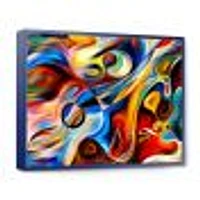 Abstract Music and Rhythm  Canvas Art Print