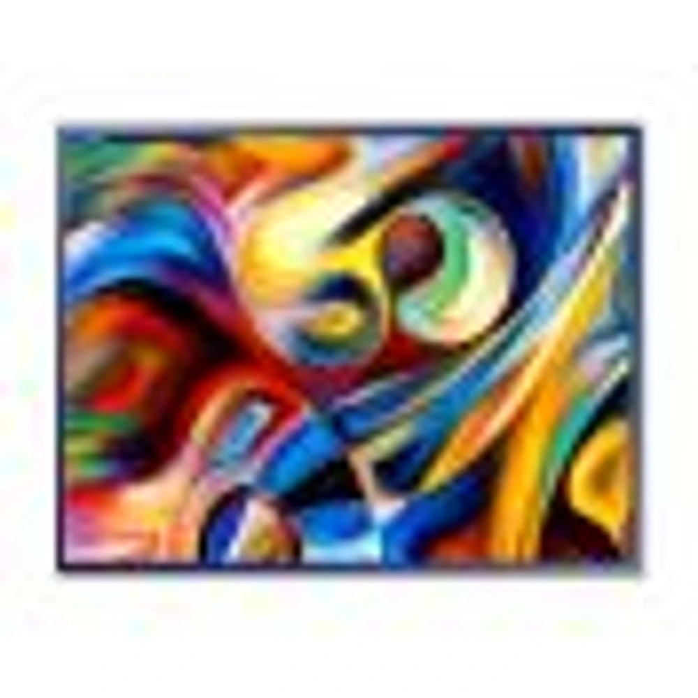 Abstract Music and Rhythm  Canvas Art Print