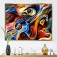 Abstract Music and Rhythm  Canvas Art Print