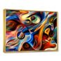 Abstract Music and Rhythm  Canvas Art Print