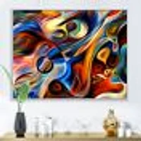 Abstract Music and Rhythm  Canvas Art Print