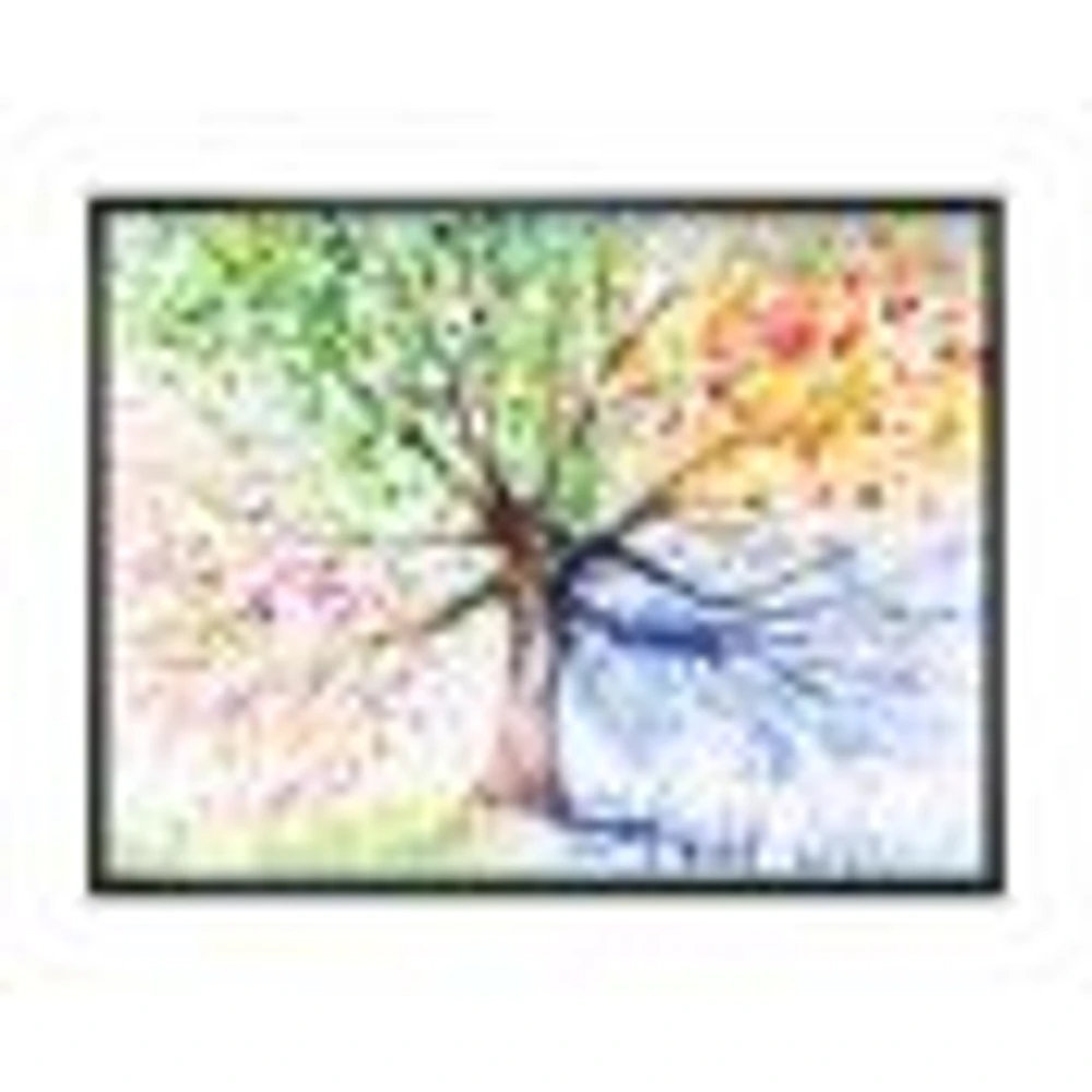 Four Seasons Tree  Canvas Art Print