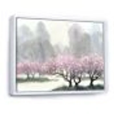 Flowering Trees at Spring  Canvas Print