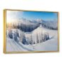 Toile « Winter Mountains Panorama