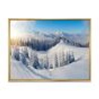 Toile « Winter Mountains Panorama