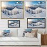 Toile « Winter Mountains Panorama