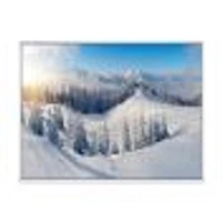 Toile « Winter Mountains Panorama