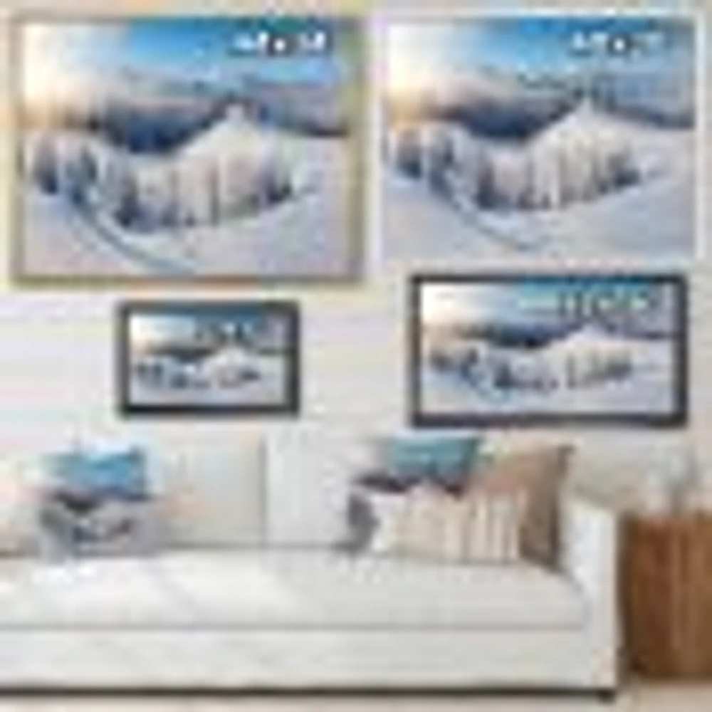 Toile « Winter Mountains Panorama