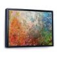 Board Stained Abstract Art  Canvas Print