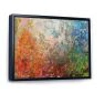 Board Stained Abstract Art  Canvas Print