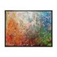 Board Stained Abstract Art  Canvas Print