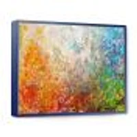 Board Stained Abstract Art  Canvas Print