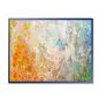 Board Stained Abstract Art  Canvas Print