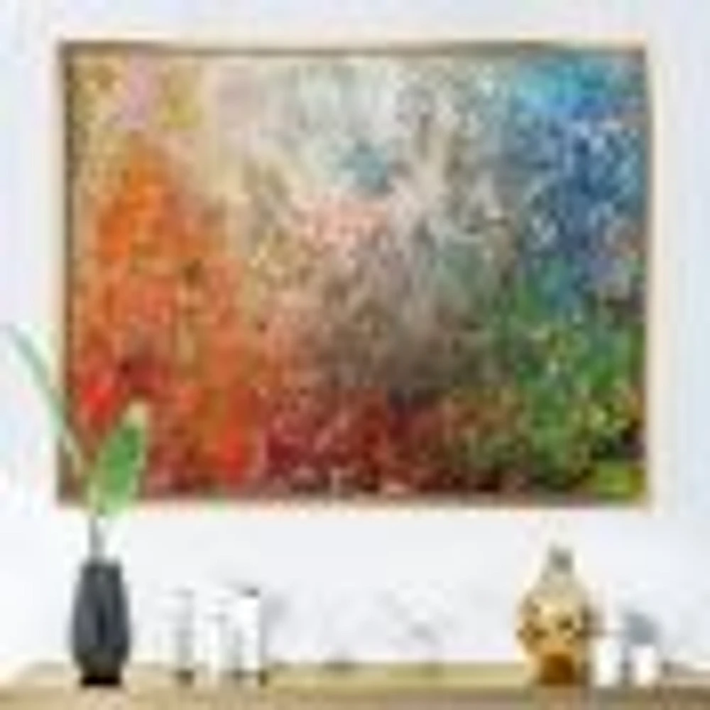 Board Stained Abstract Art  Canvas Print