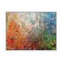 Board Stained Abstract Art  Canvas Print