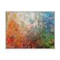 Board Stained Abstract Art  Canvas Print