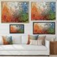 Board Stained Abstract Art  Canvas Print