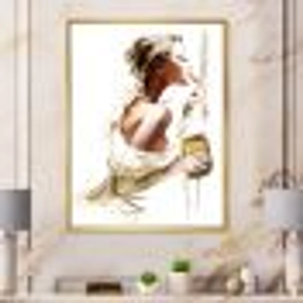 Fashion Woman  Canvas Wall Art Print