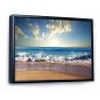 Sea Sunset  Canvas Art Print