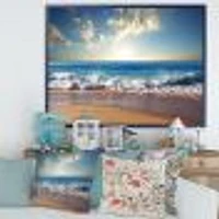 Sea Sunset  Canvas Art Print