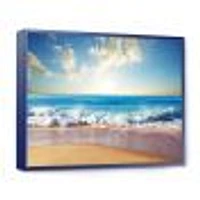 Sea Sunset  Canvas Art Print