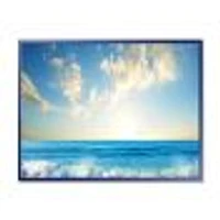 Sea Sunset  Canvas Art Print