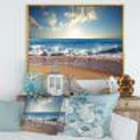 Sea Sunset  Canvas Art Print