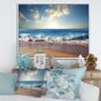 Sea Sunset  Canvas Art Print