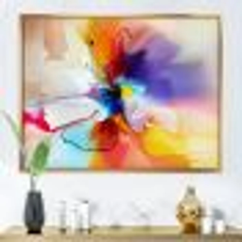 Creative Flower Multiple Colors  Canvas Print